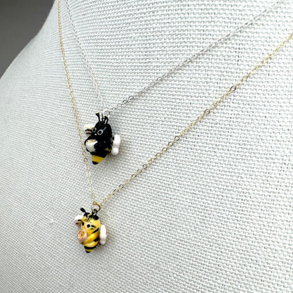 Bee Cat Necklace