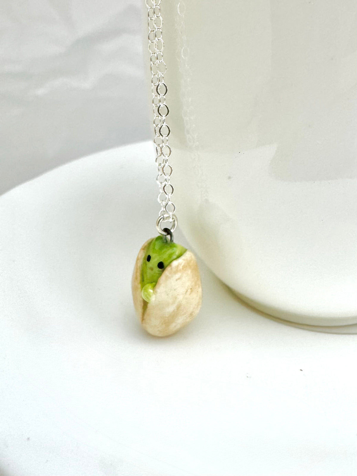 Pistachio Cat Necklace