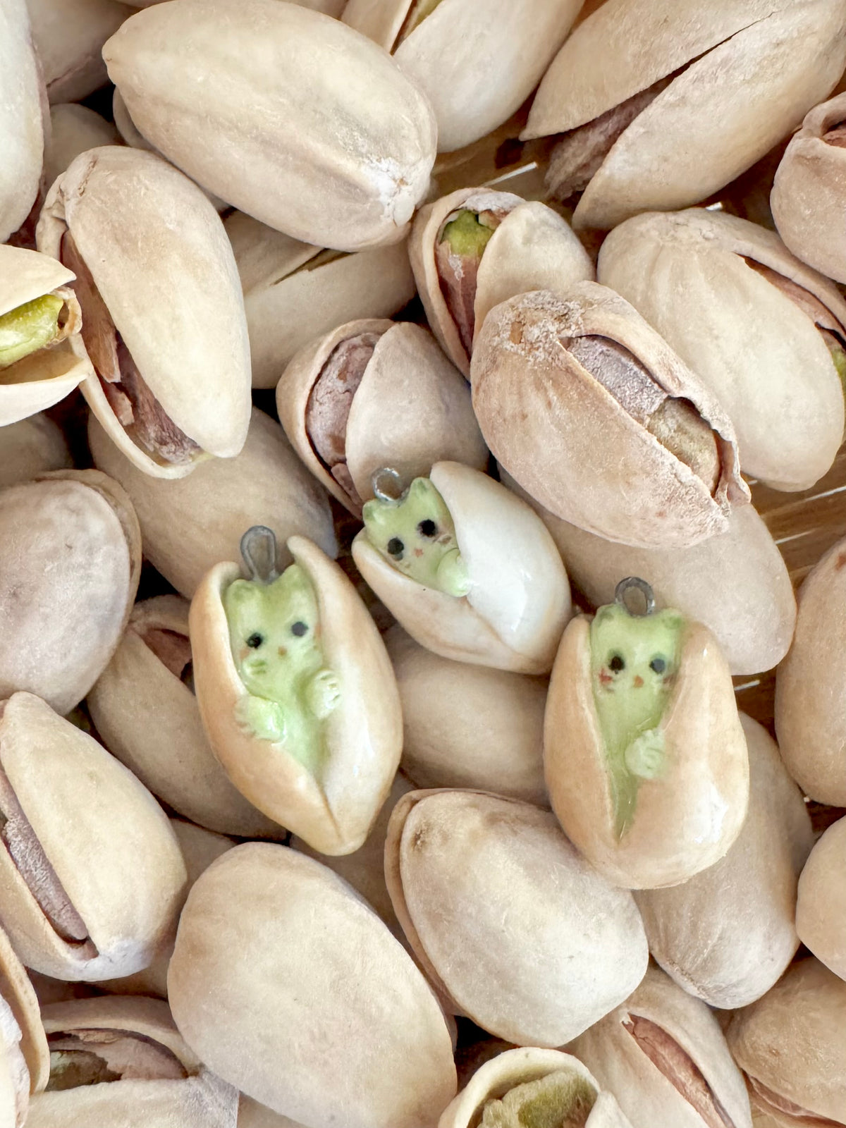 Pistachio Cat Necklace