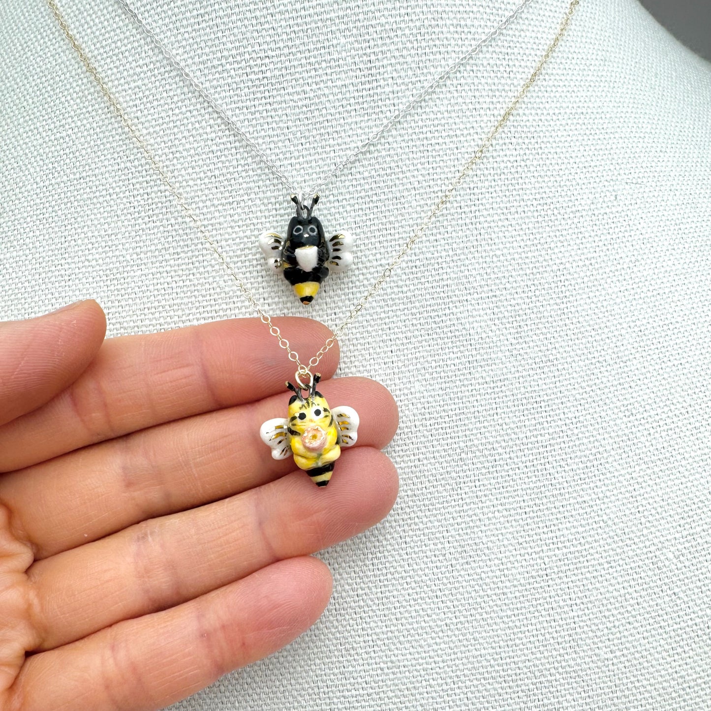 Bee Cat Necklace