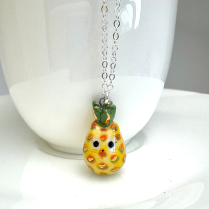 Pineapple Cat Necklace