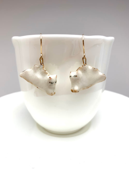 Dumpling Cat Earrings