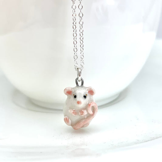 White Rat Necklace