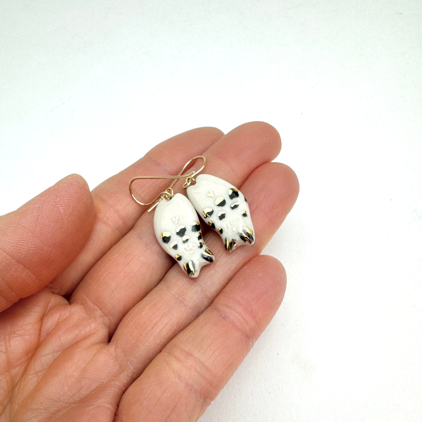 Mermaid Cat Dangle Earrings