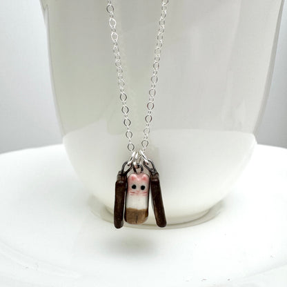 Ice cream Sandwich Cat Necklace