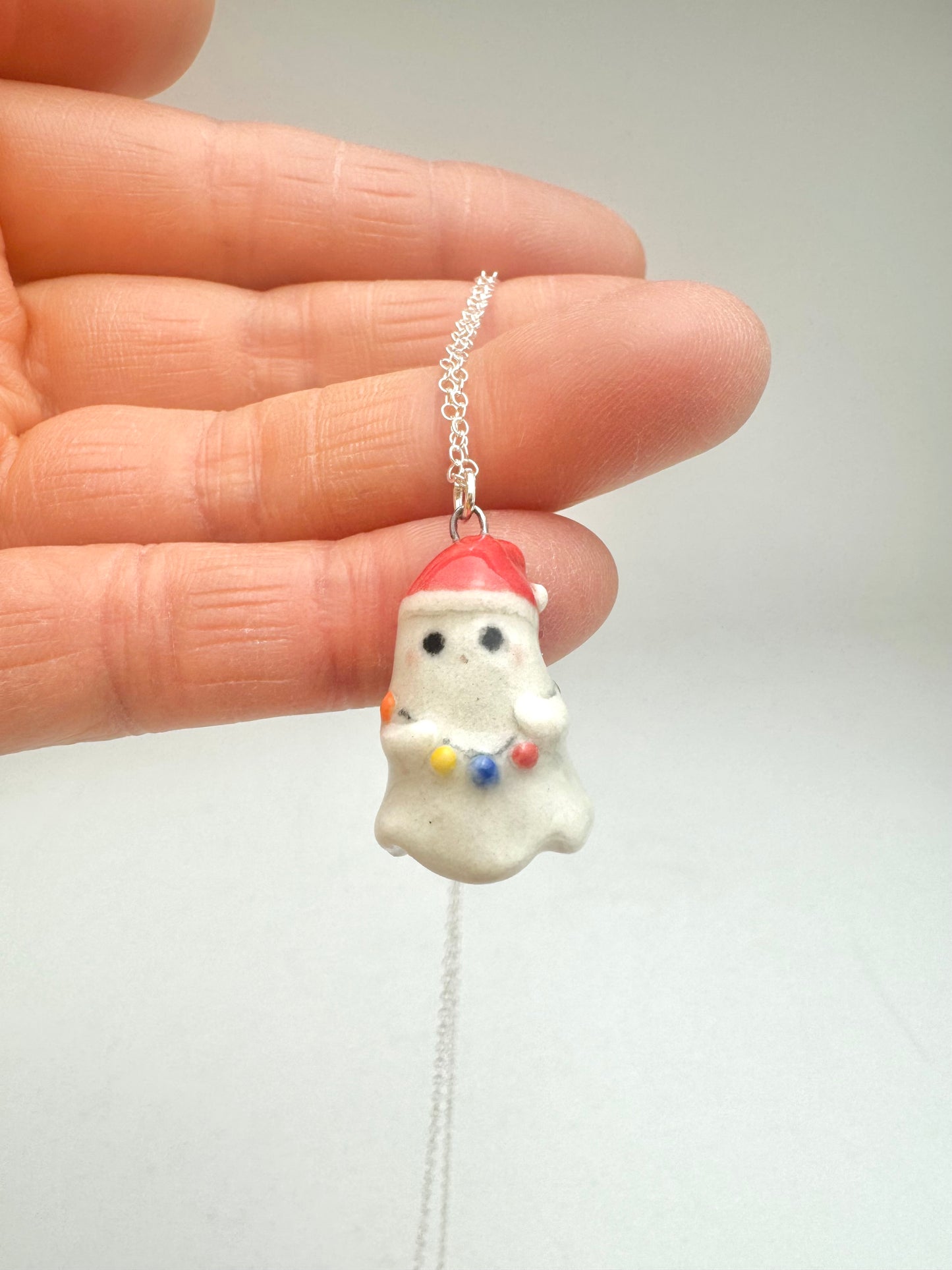 Christmas Ghost Necklace