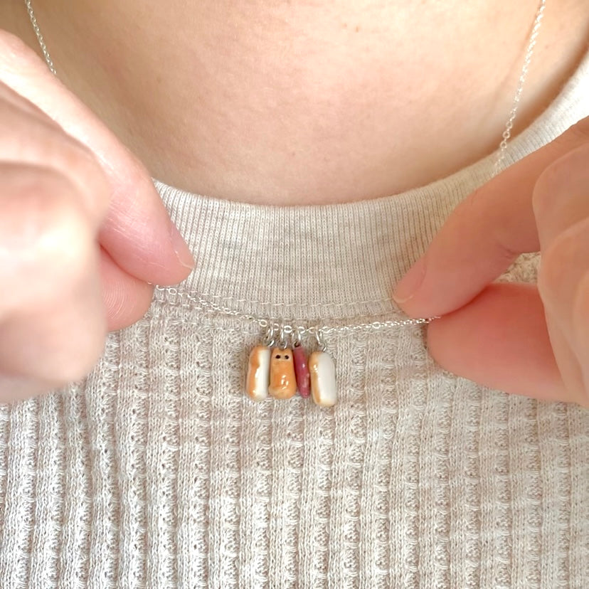 PB&J Cat Necklace