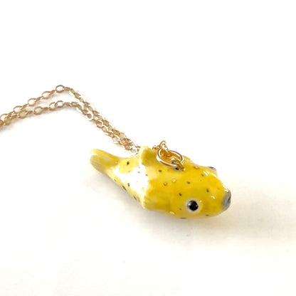 Puffer Fish Necklace