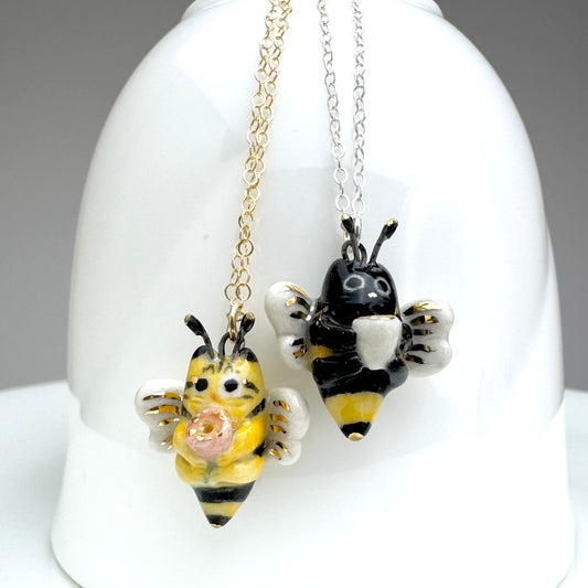 Bee Cat Necklace