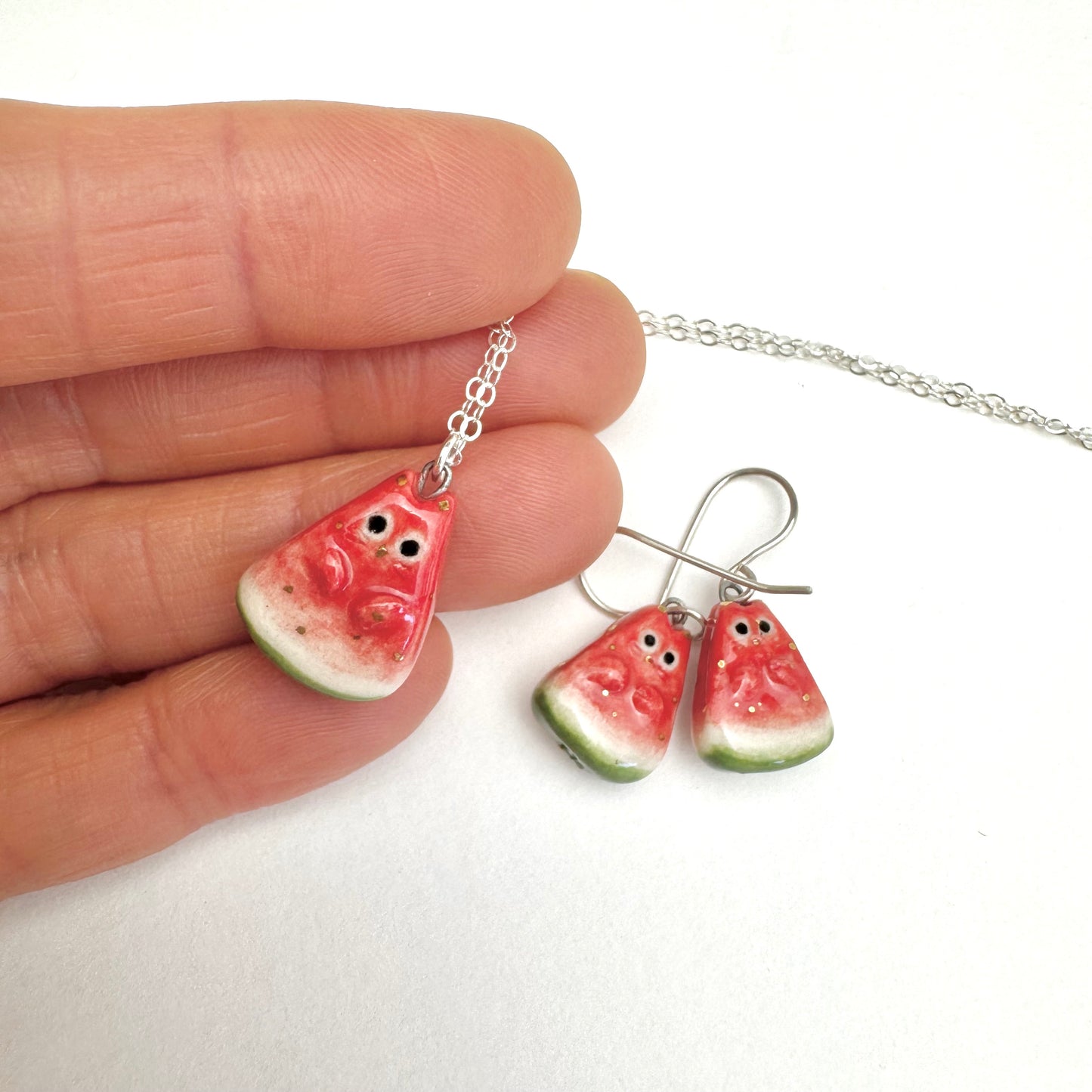 Watermelon Cat Jewelry