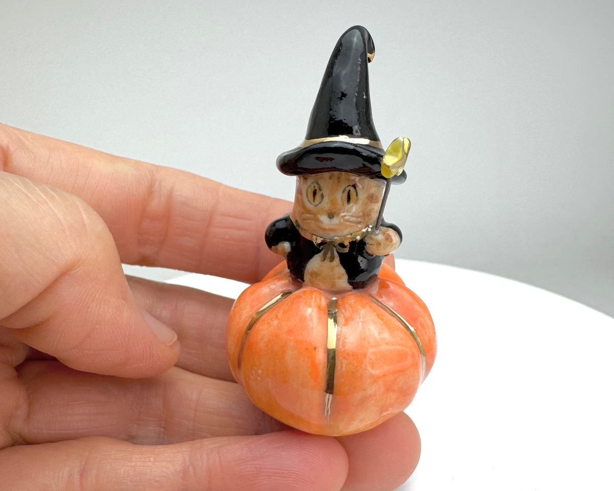 Wizard Cat Mini Figurine