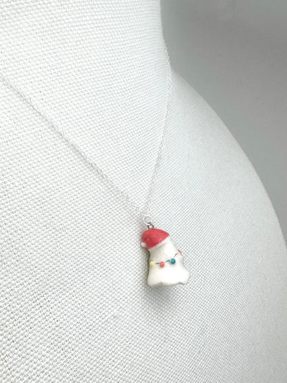 Christmas Ghost Necklace