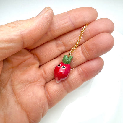 Radish Cat Necklace