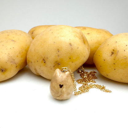 Potato Cat Necklace