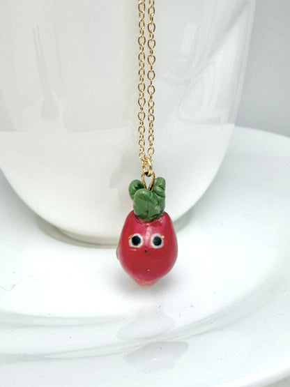 Radish Cat Necklace