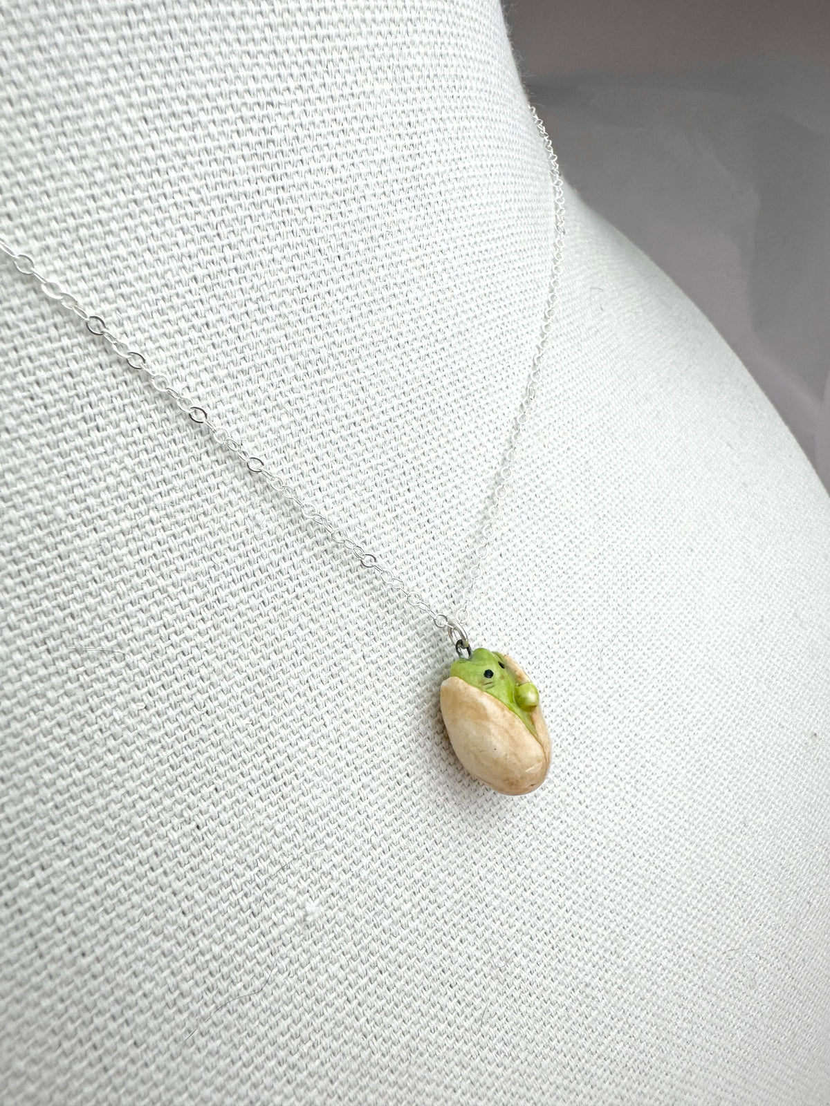 Pistachio Cat Necklace