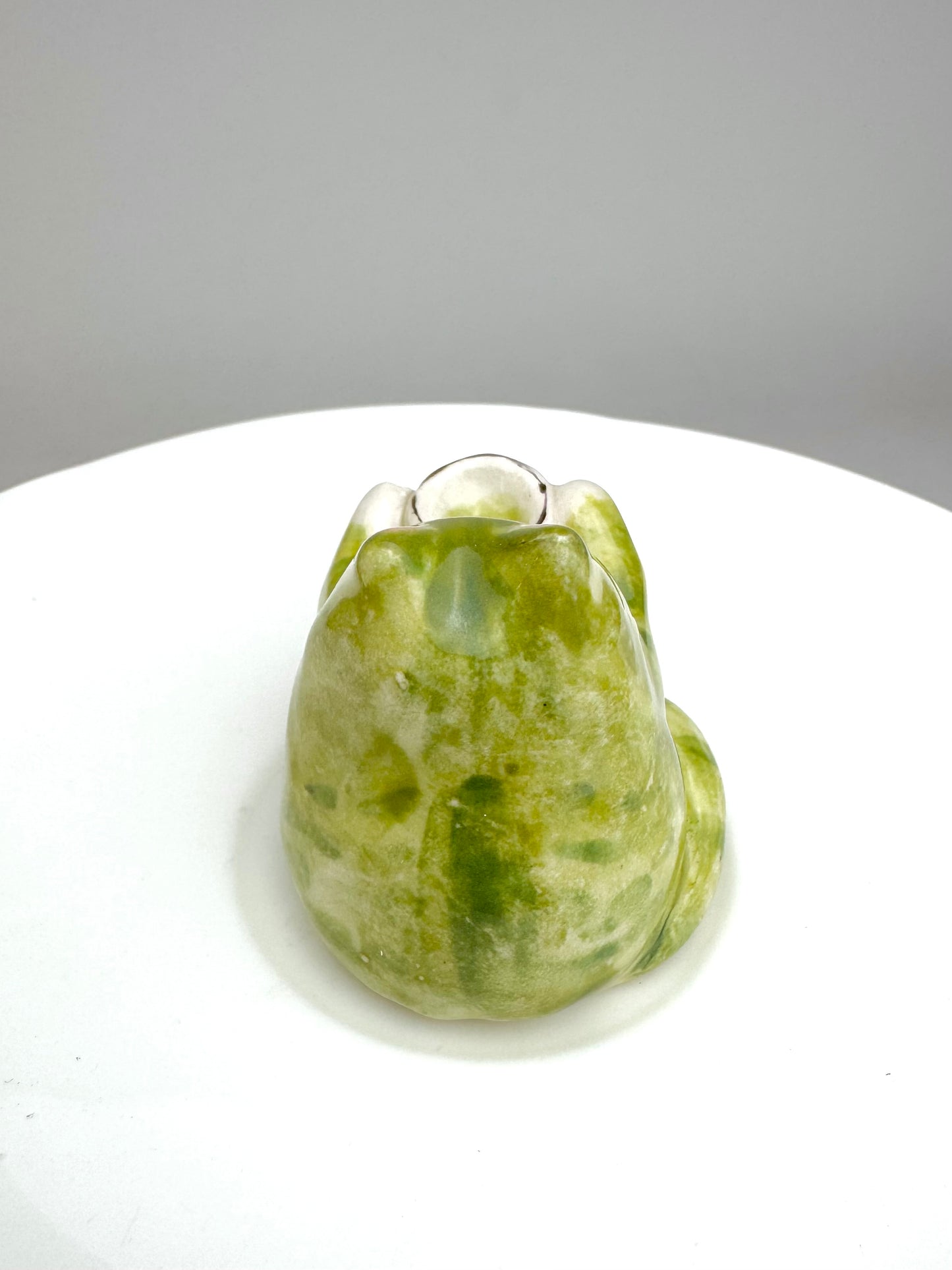Green Tea Cat Figurine