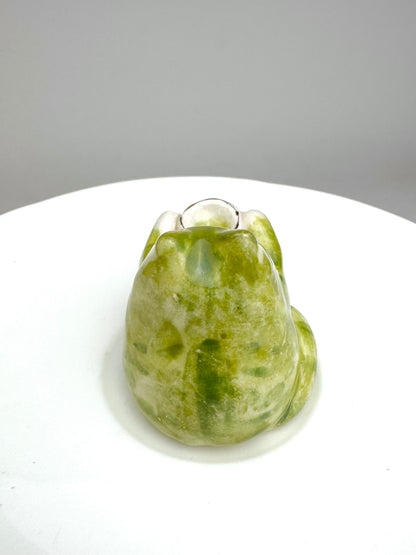 Green Tea Cat Figurine