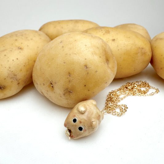 Potato Cat Necklace