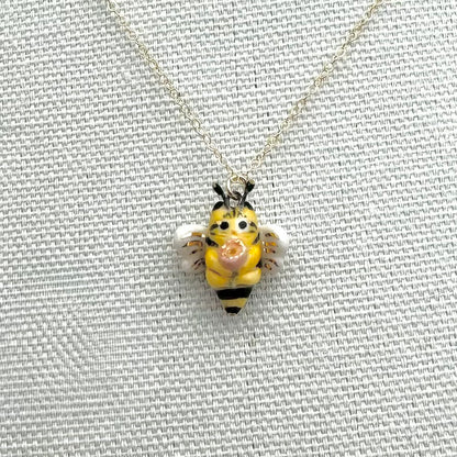Bee Cat Necklace