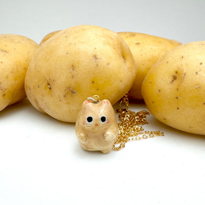 Potato Cat Necklace