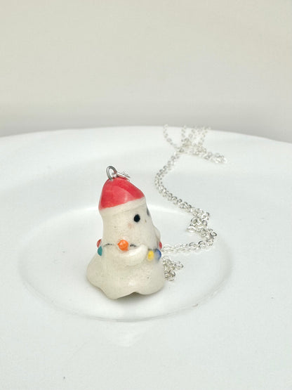 Christmas Ghost Necklace