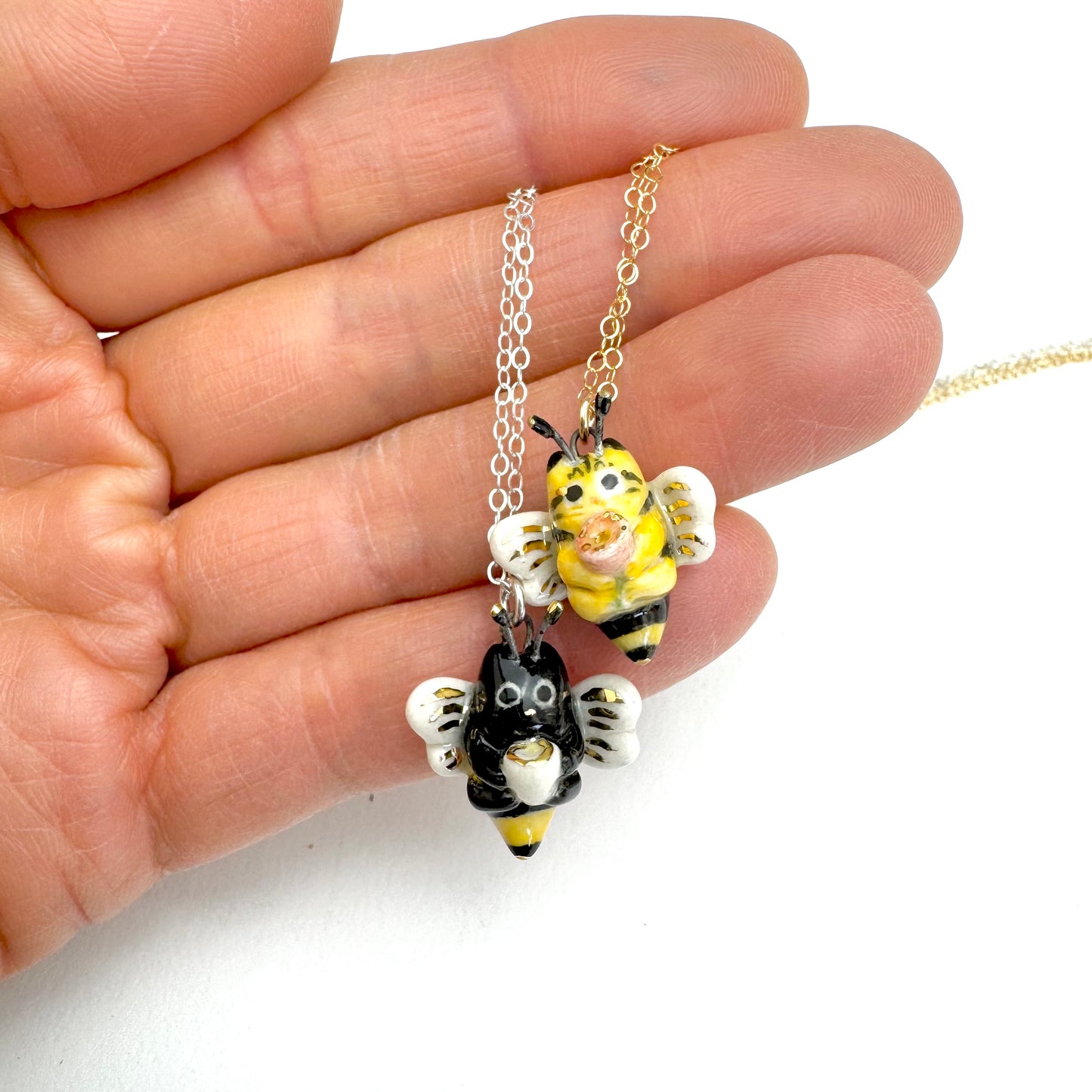 Bee Cat Necklace