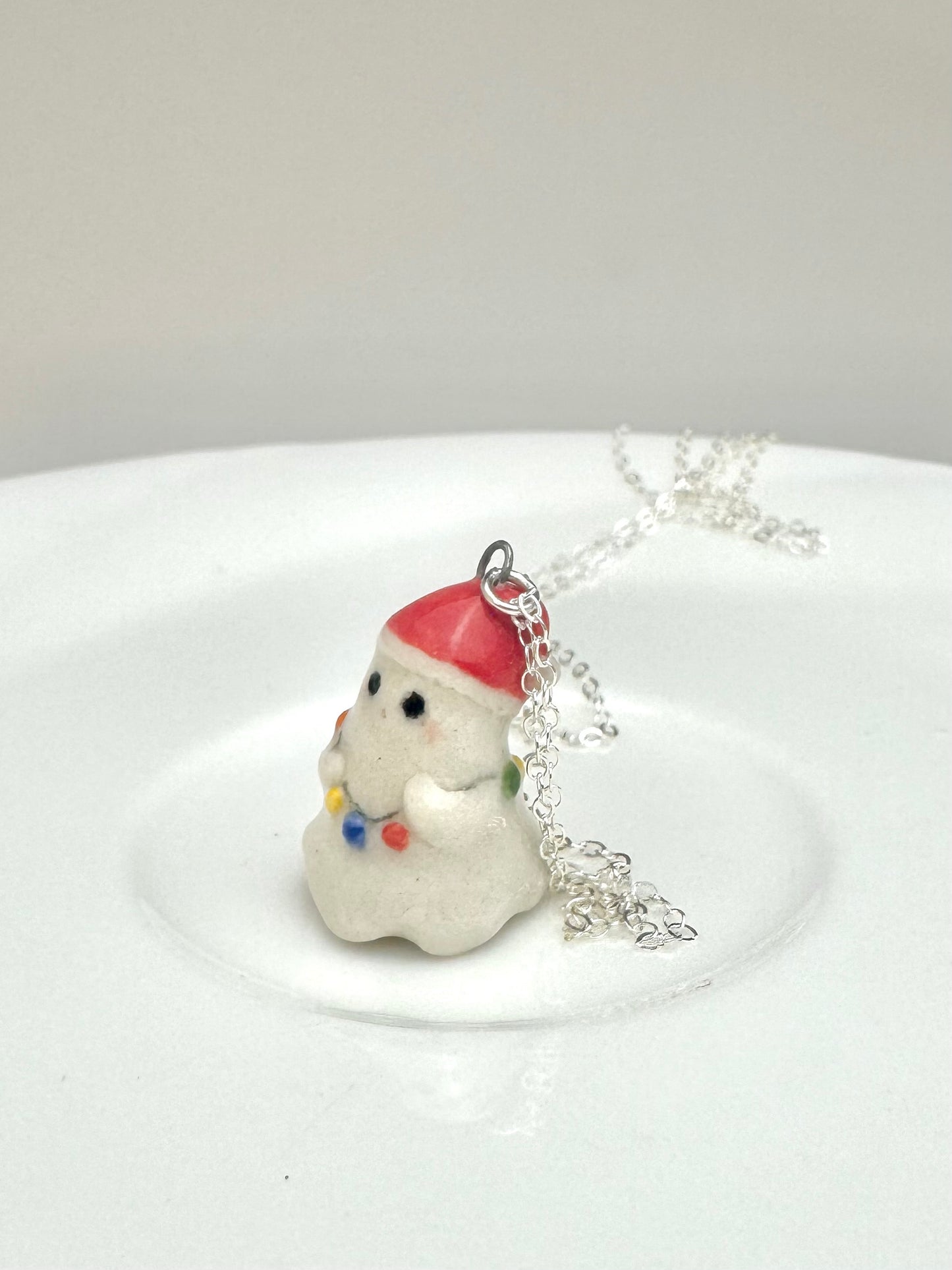 Christmas Ghost Necklace