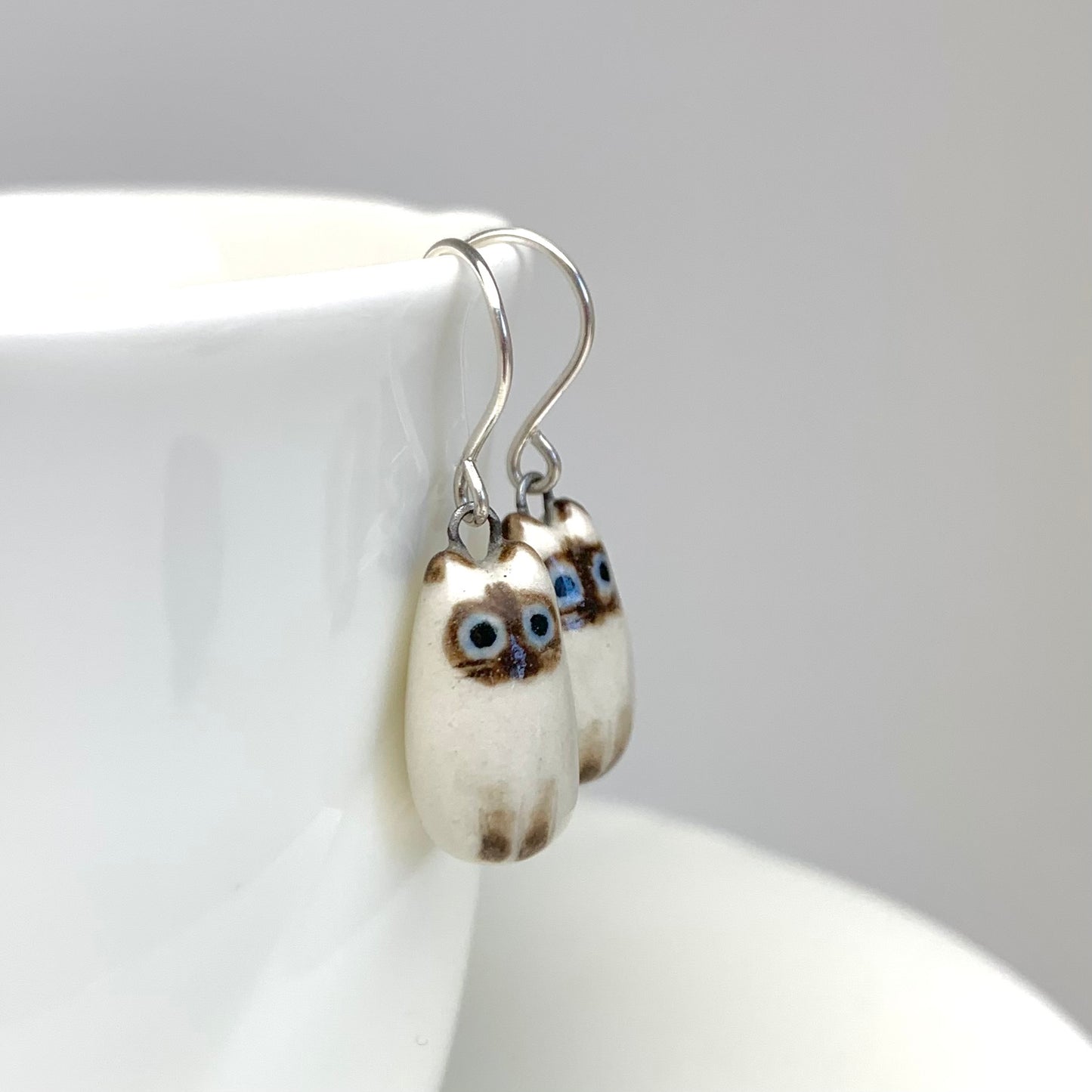 Long Siamese Cat Earrings