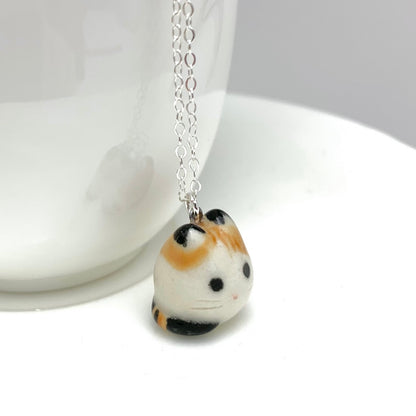 Calico Cat Necklace