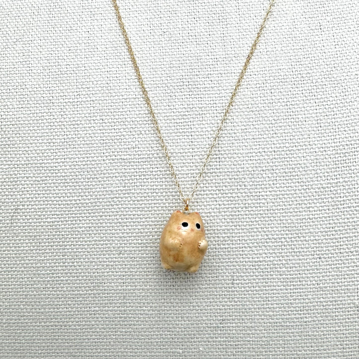 Potato Cat Necklace