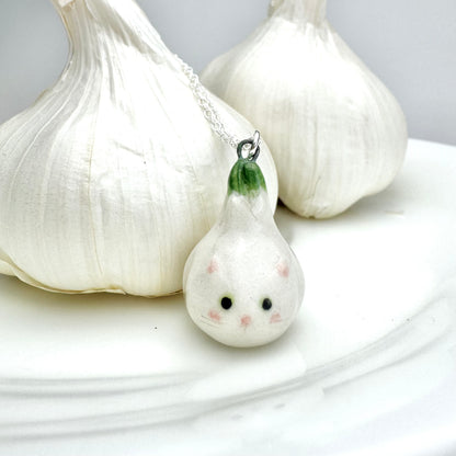 Garlic Cat Necklace