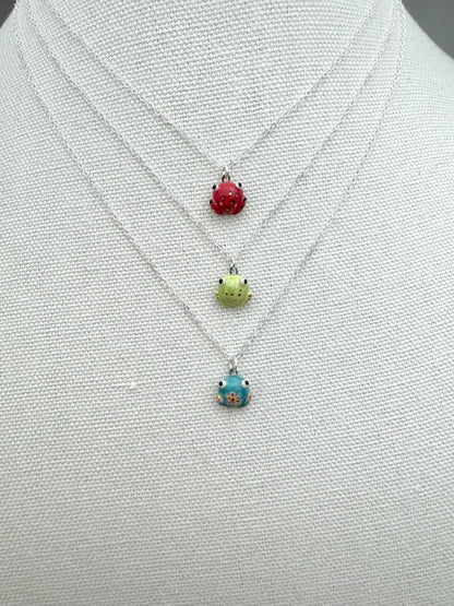 Teeny Tiny Frog Necklace