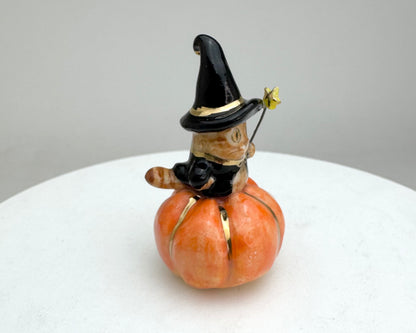 Wizard Cat Mini Figurine
