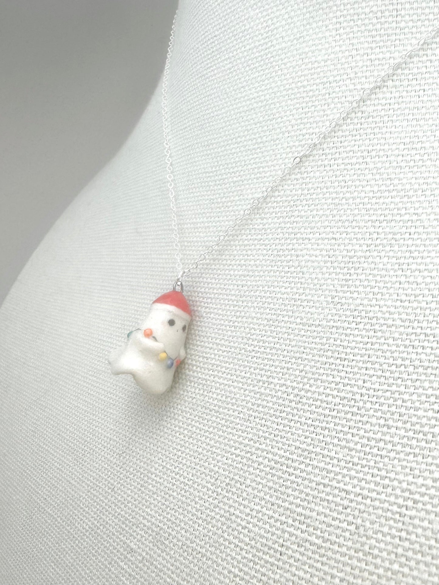 Christmas Ghost Necklace