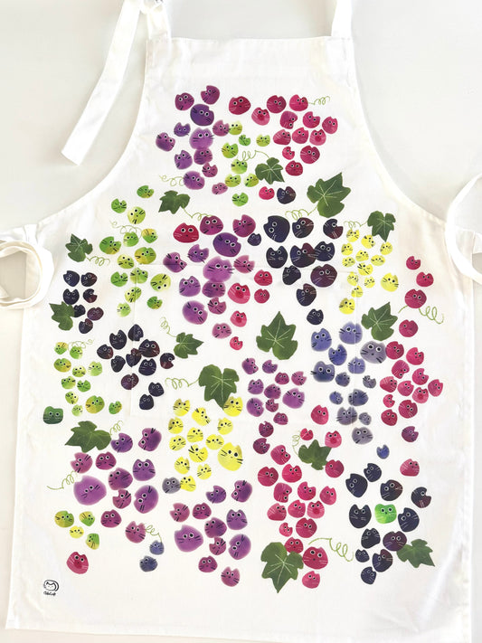 Grape Cat Apron