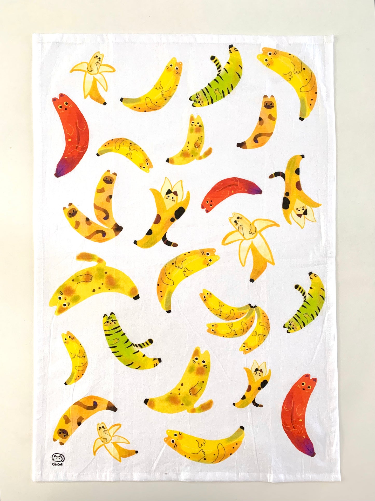 Banana Cat Towel