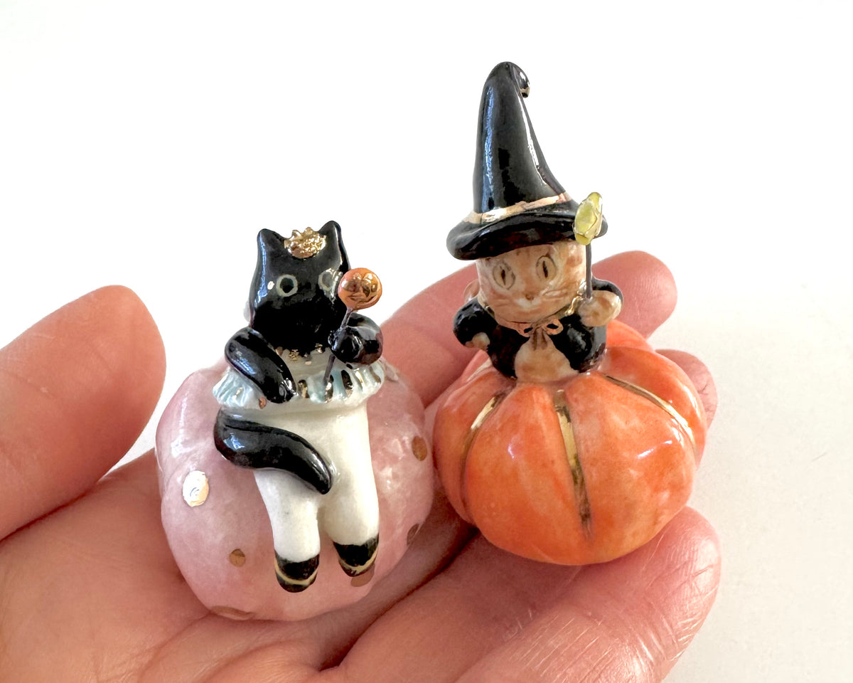 Fairy Black Cat Figurine