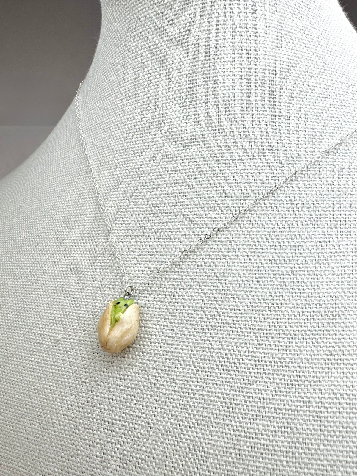 Pistachio Cat Necklace