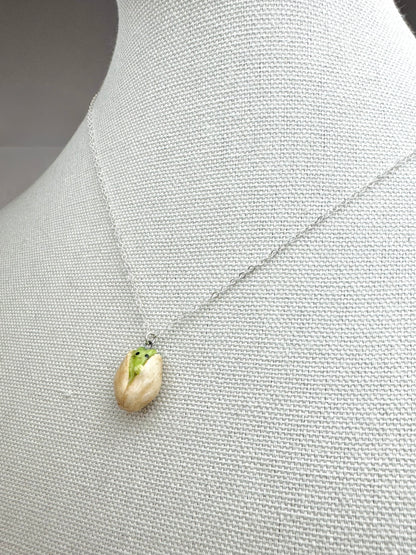 Pistachio Cat Necklace