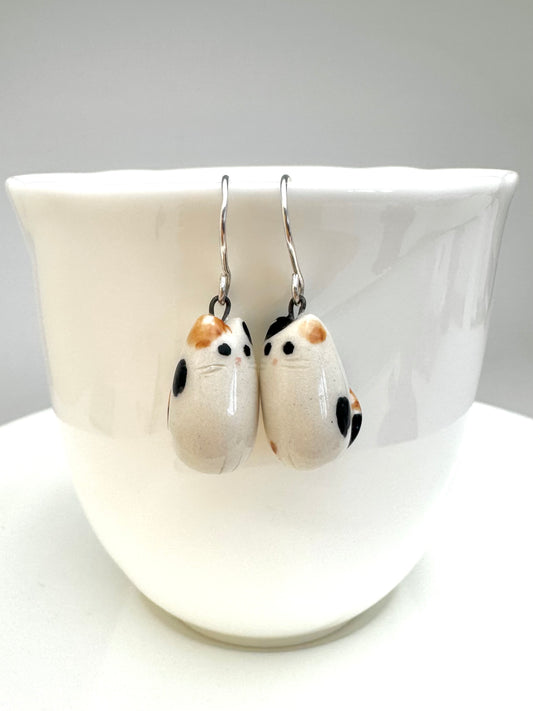 Calico Cat Earrings