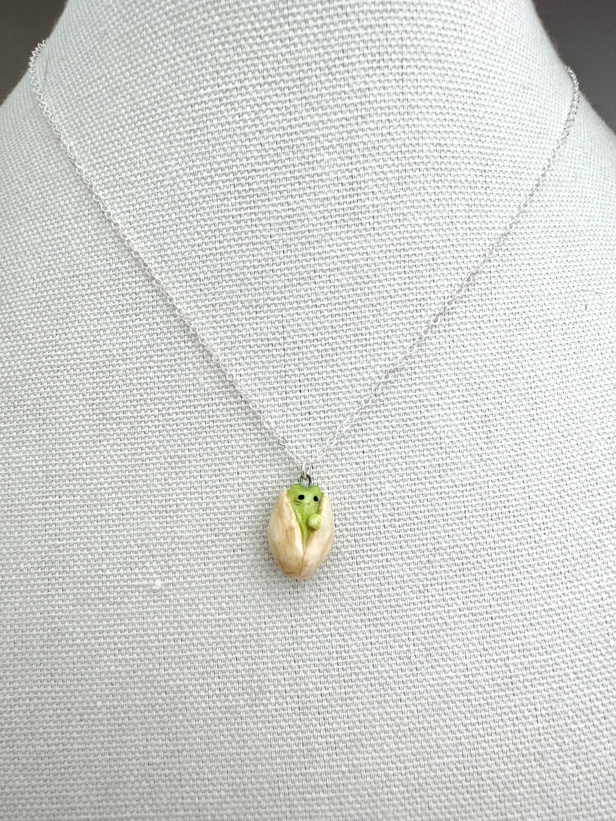 Pistachio Cat Necklace