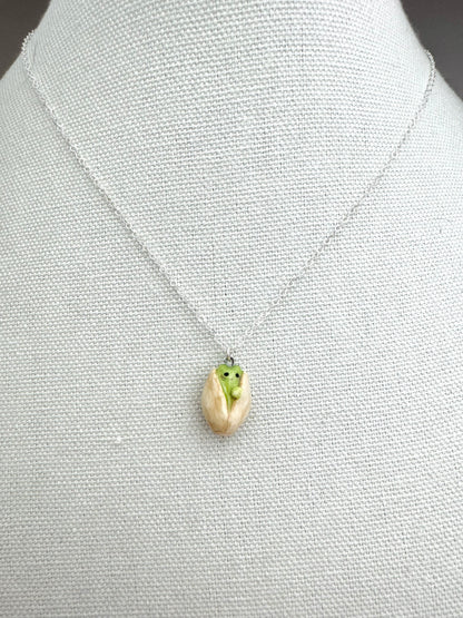 Pistachio Cat Necklace