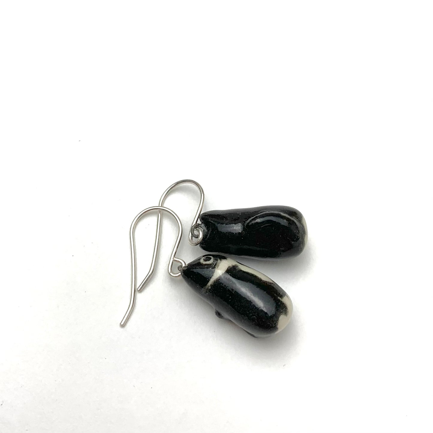 Tuxedo Cat Earrings