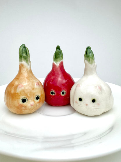 Garlic & Onion Cat Ring Cone