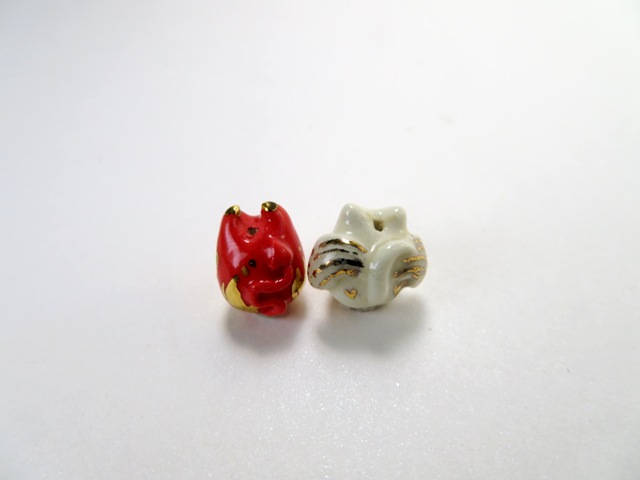 Angel & Devil Cat Dangle Earrings