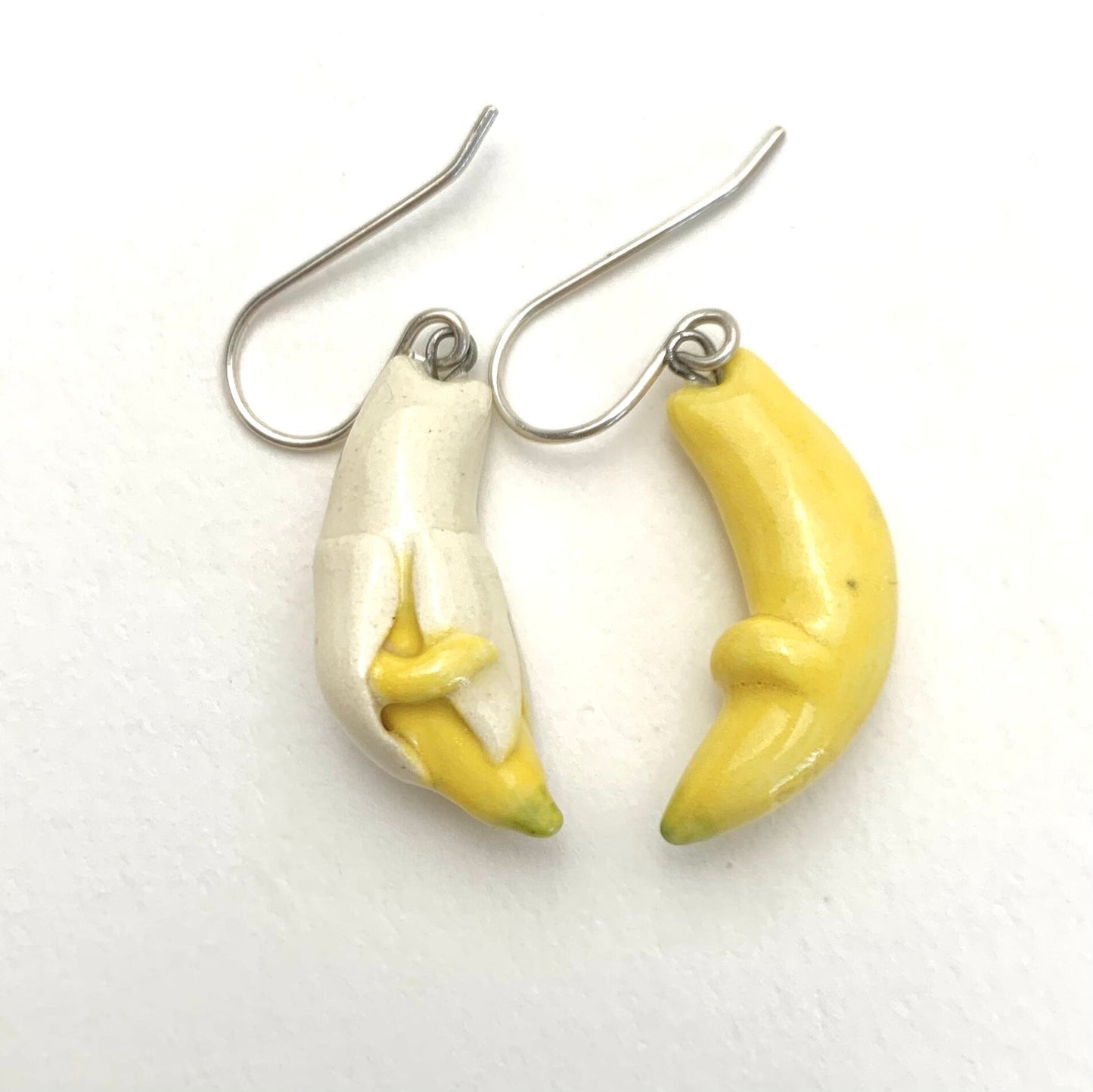 Banana Cat Dangle Earrings