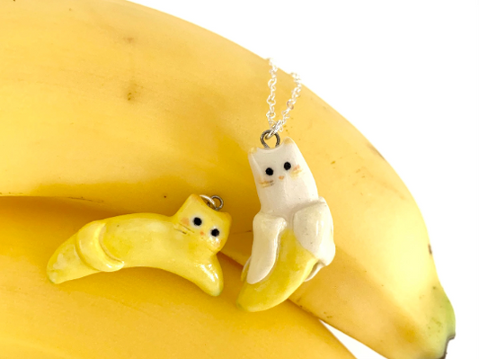 Banana Cat Necklace