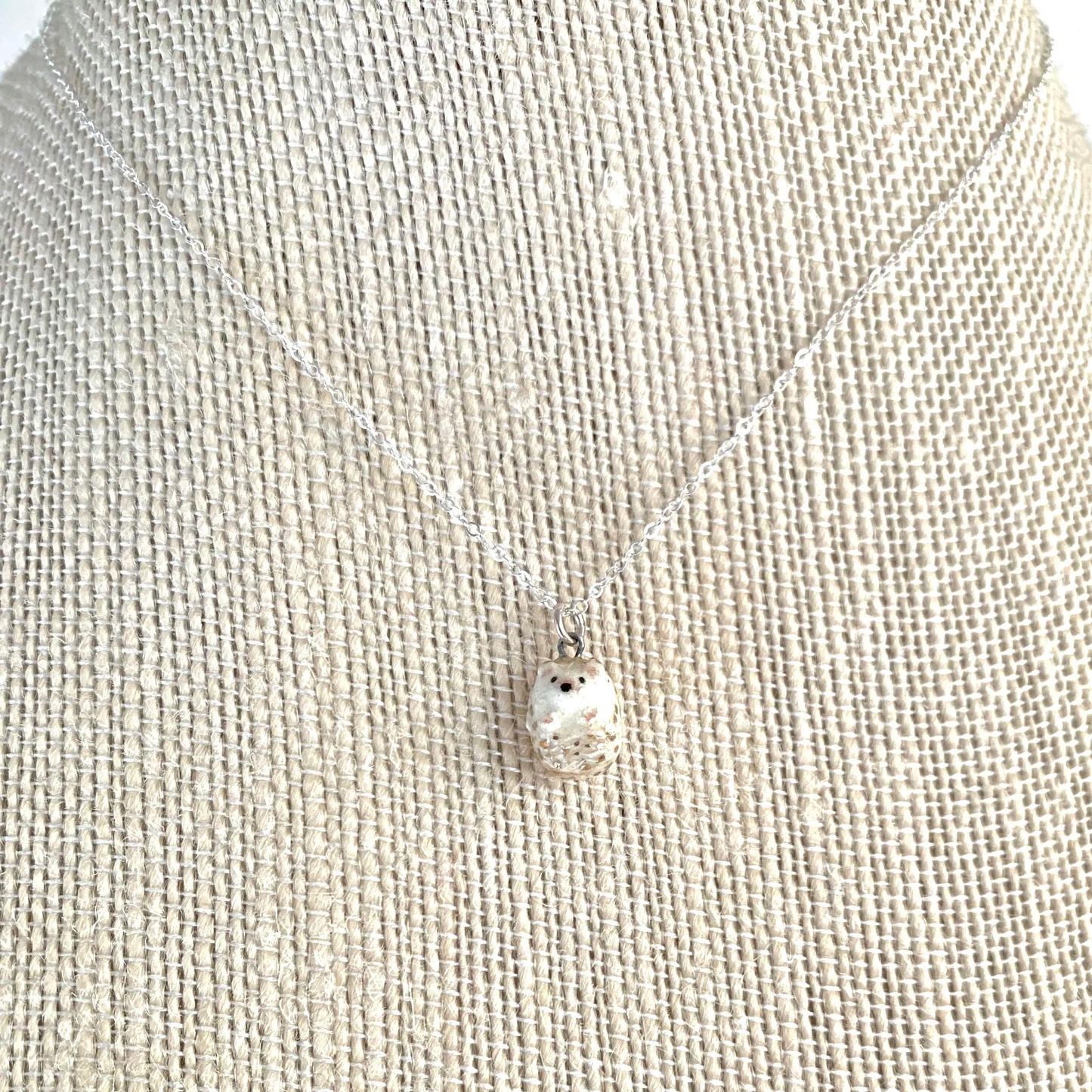 Tiny Hedgehog Necklace