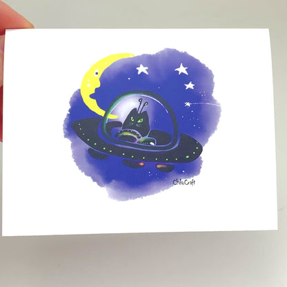 UFO Cat Card
